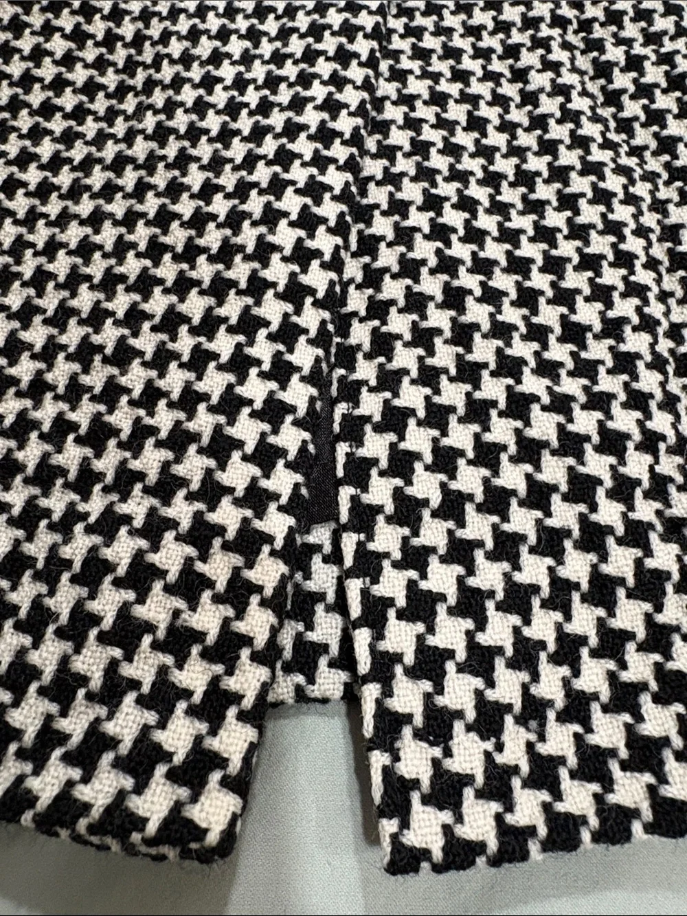 Vintage Pendleton 100% Virgin Wool Houndstooth Midi Skirt Size 6